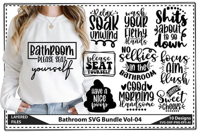 Bathroom SVG Bundle Vol-04 SVG shah alam 