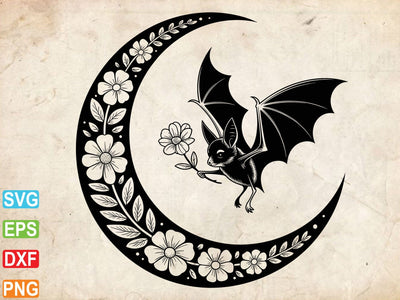 Bats Laser Svg, Halloween Bat Svg, Bat Clip Art SVG Creativeart88 