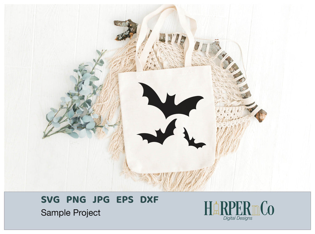 Bats SVG PNG Cut EPS File - So Fontsy
