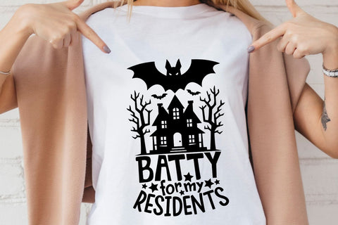 Batty For My Residents| Nursing Home SVG Cutting Files. SVG CosmosFineArt 