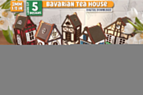Bavarian Tea House Laser Cut Bundle | Tea Bag Dispenser | Tea Bag Holder | Tea Bag Organizer | CNC Files SVG The T Store Design 