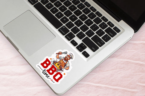 Bbq time Sticker Design Sublimation Regulrcrative 