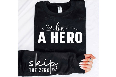 Be a hero Sleeve SVG Design SVG Designangry 