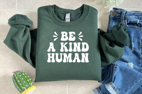Be a kind human SVG Design SVG Designangry 