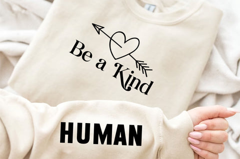 Be a Kind Sleeve SVG Design, Inspirational sleeve SVG, Motivational Sleeve SVG Design, Positive Sleeve SVG SVG Regulrcrative 