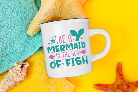 Be a Mermaid in the Sea of Fish SVG SVG CraftLabSVG 