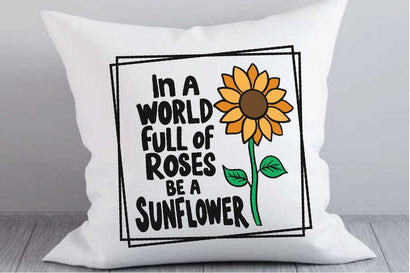 Be A Sunflower | SVG Cut File SVG So Fontsy Design Shop 