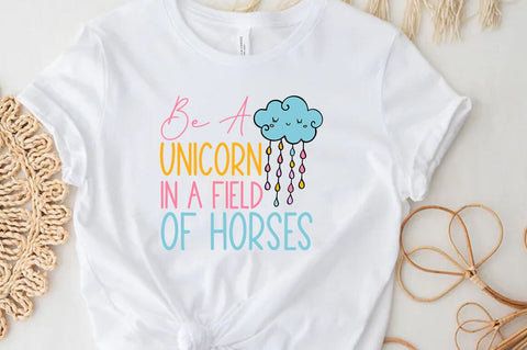 Be A Unicorn In A Field Of Horses SVG SVG FiveStarCrafting 