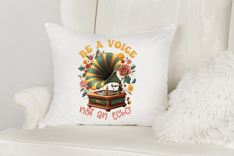 Be a Voice Not an Echo PNG Sublimation Sublimation CraftLabSVG 