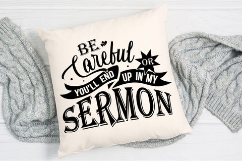 Be Careful SVG, Christian SVG, Retro Christian SVG, Bible Verse SVG, Flower Jesus SVG Design SVG Regulrcrative 