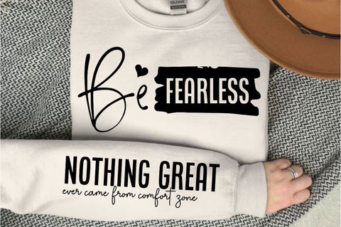 Be Fearless Sleeve SVG Design SVG Regulrcrative 
