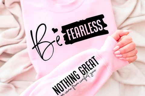 Be Fearless Sleeve SVG Design SVG Regulrcrative 