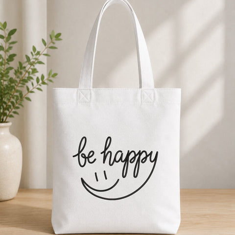 Be Happy Smile Quote Machine Embroidery Design PES DST Stitch Pattern Files Embroidery/Applique DESIGNS PatternFeed8 