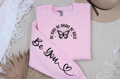Be kind be brave be bold Sleeve SVG DesiGn SVG Designangry 