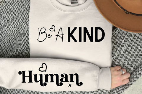 Be Kind Be Brave Sleeve SVG, Motivational SVG Design SVG Regulrcrative 