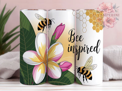 Be Kind Inspirational Bee Tumbler Wrap, Positive Affirmation Tumbler, Motivational Tumbler Design, 20oz Tumbler Sublimation, Inspirational Bee Tumbler, Be Kind Tumbler Sublimation Li Zamperini 