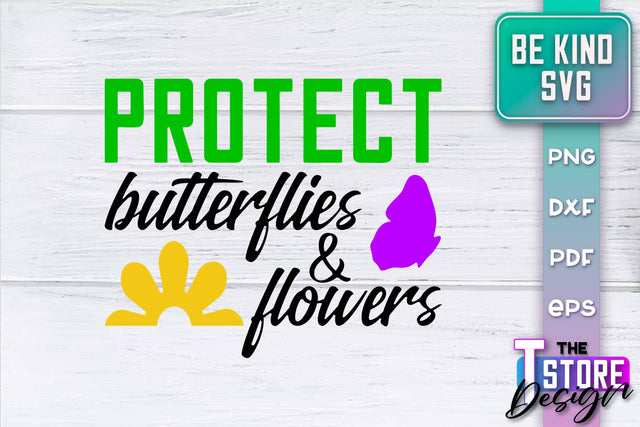 Be Kind SVG | Kindness Quotes SVG | Happy Design v.2 SVG The T Store Design 