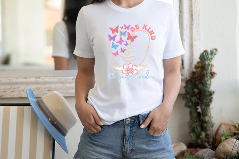 Be Kind to Your Mind, Positive Quote Sublimation Sublimation CraftLabSVG 