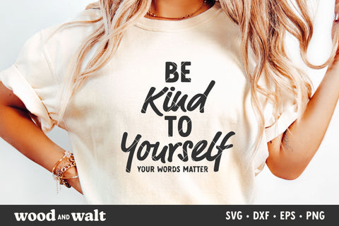 Be Kind To Your Mind SVG | Mental Health SVG SVG Wood And Walt 