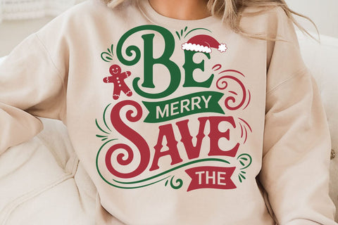 Be Merry Save The SVG Angelina750 