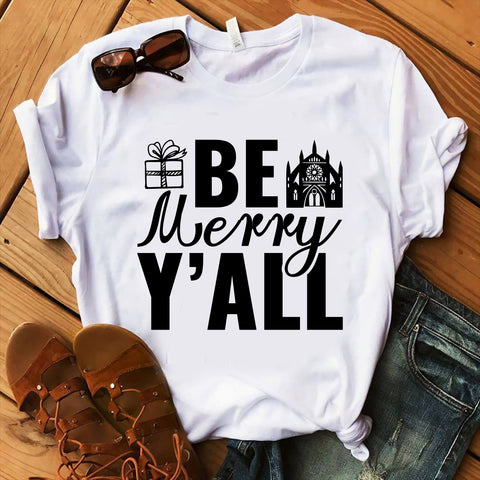 BE MERRY Y'ALL SVG DESIGN SVG Rafiqul20606 