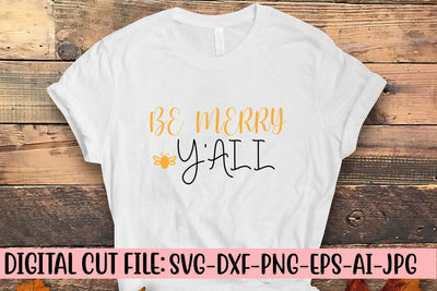 Be Merry Y'all SVG SVG Syaman 