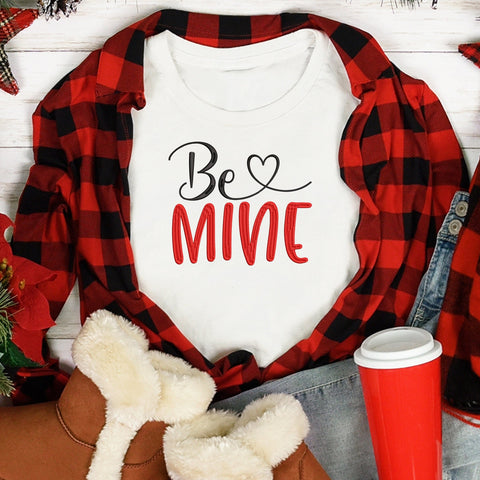 Be Mine Embroidery Design, Valentine's Day Embroidery Design Embroidery/Applique DESIGNS HappyDesignStudio 