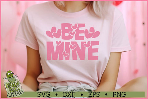 Be Mine Hearts SVG File SVG Crunchy Pickle 