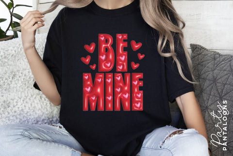 Be mine svg, happy valentines day svg, valentines design svg, valentines heart svg, valentines hearts svg, svg files for valentines, puff SVG Partypantaloons 