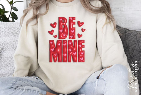 Be mine svg, happy valentines day svg, valentines design svg, valentines heart svg, valentines hearts svg, svg files for valentines, puff SVG Partypantaloons 
