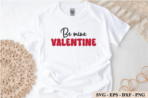 Be mine valentine retro svg design SVG sk.swapon Roy 