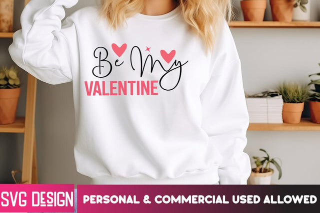 Be mine Valentine SVG Design Valentine's Day SVG Cut File,Happy Valentine's Day SVG ,Valentine SVG SVG BlackCatsMedia 