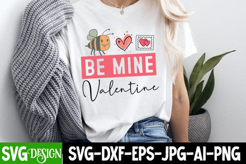 Be Mine Valentine SVG Design,Happy Valentine's Day SVG ,Valentine SVG ,Valentine's Day Sublimation PNG,Valentine's Day Round Sign SVG, Love SVG Design SVG BlackCatsMedia 