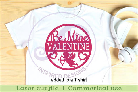 Be mine Valentine wall sign, SVG file. SVG APInspireddesigns 