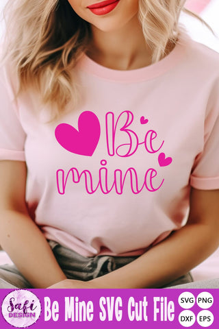 Be MIne Valentine's Day SVG PNG SVG Safi Design 