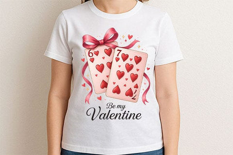 Be My Valentine PNG Valentine Playing Cards Heart Design SVG BillahCrafts 