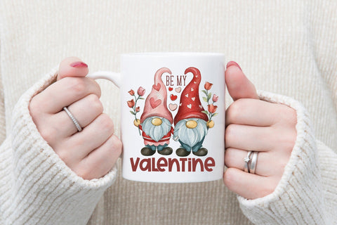 Be My Valentine - Valentines Day Gnomes Sublimation Sublimation CraftLabSVG 