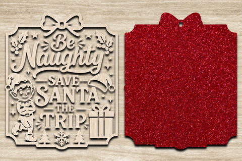 Be Naughty Save Santa Christmas SVG SVG designartist 