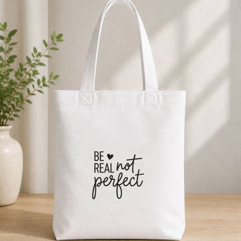 Be Real Not Perfect Machine Embroidery Design – Inspirational Quote Self Love Embroidery File Embroidery/Applique DESIGNS PatternFeed8 