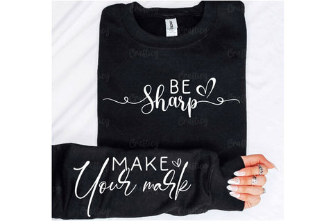 Be sharp Sleeve SVG Design SVG Designangry 