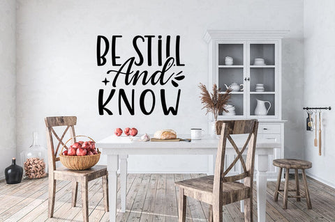 Be still and know SVG Design SVG Designangry 
