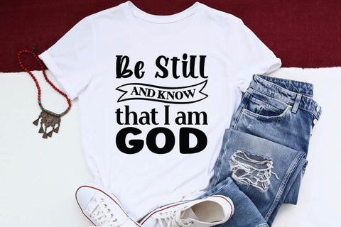 Be Still and Know that I am God SVG Angelina750 