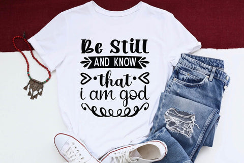 Be Still and Know that I am God SVG Angelina750 