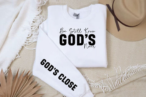 Be Still Know Gods Near Sleeve SVG Design SVG Designangry 