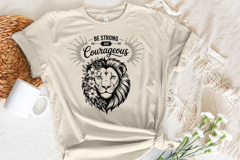 Be strong and courageous SVG Angelina750 