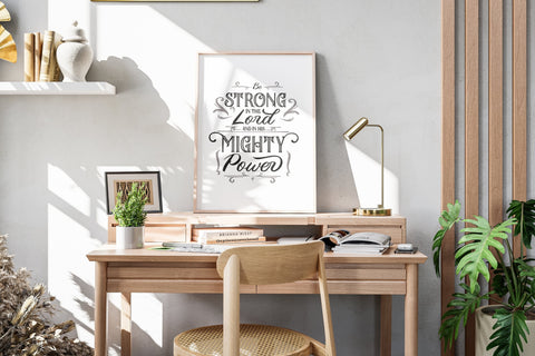 Be Strong in the Lord SVG AfterTenDesign 