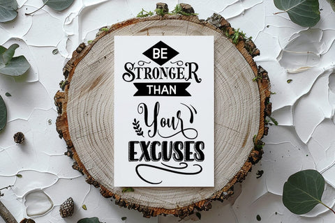 Be Stronger I Motivational Quotes SVG I Inspirational SVG SVG Happy Printables Club 