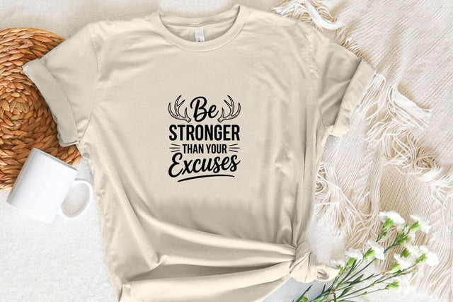 Be Stronger Than Your Excuses SVG Angelina750 