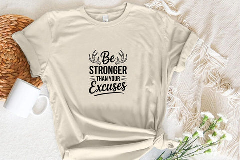 Be Stronger Than Your Excuses SVG Angelina750 