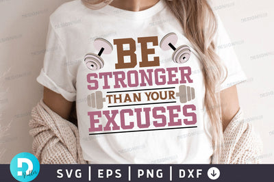 Be stronger than your Svg Design SVG Regulrcrative 